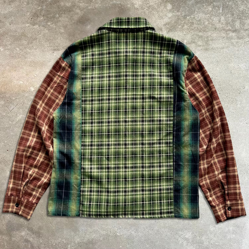 GREEN/ORANGE FLANNEL