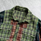 GREEN/ORANGE FLANNEL